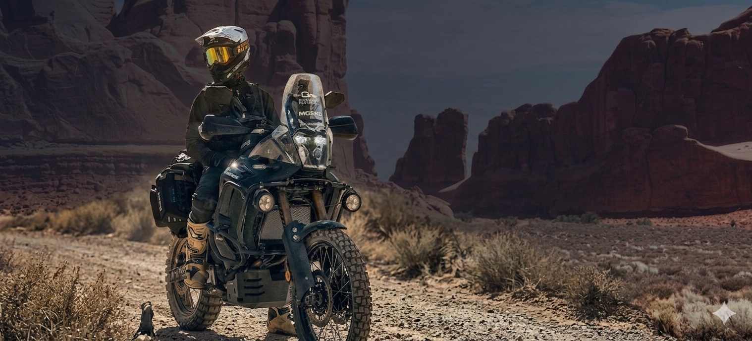 Motorcycle Adventure Landscape